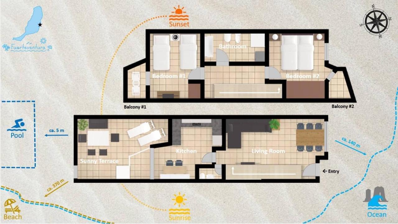 Casita Calma Fuerteventura Villa Caleta De Fuste Exteriör bild